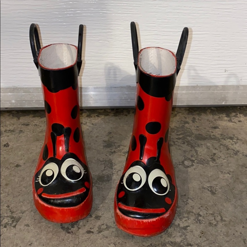 Western Chief Girls' Rain Boot w/ Pull on Handles